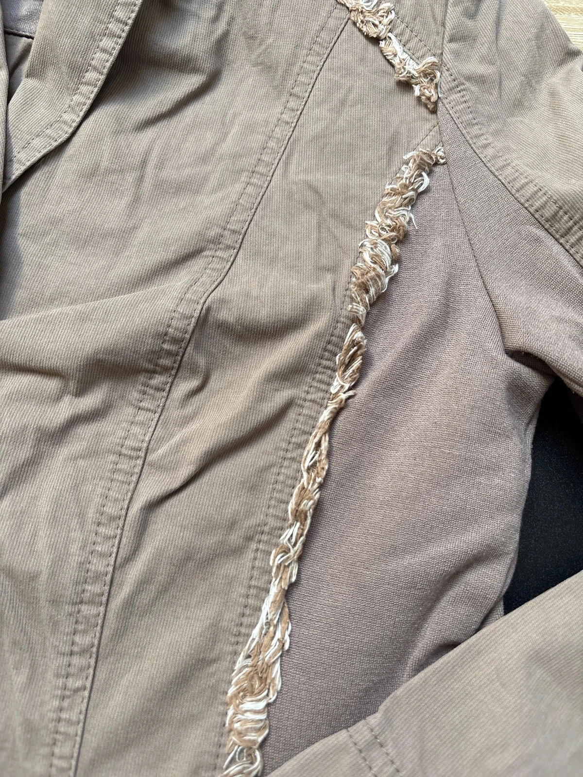 Veste blazer tamanho S cor taupe claro – photo 3